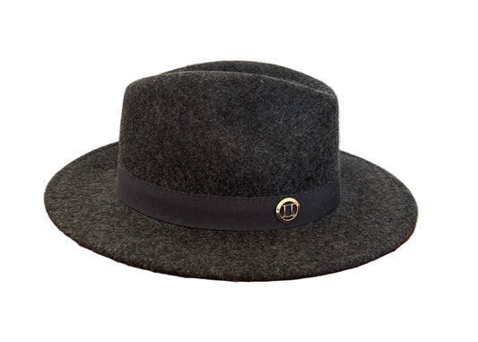 Chapeau Paris Gris Chiné Foncé
